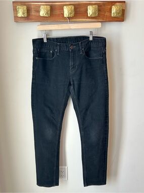 American Eagle Black Wash Slim Straight Y2K Grunge Jeans 31x32